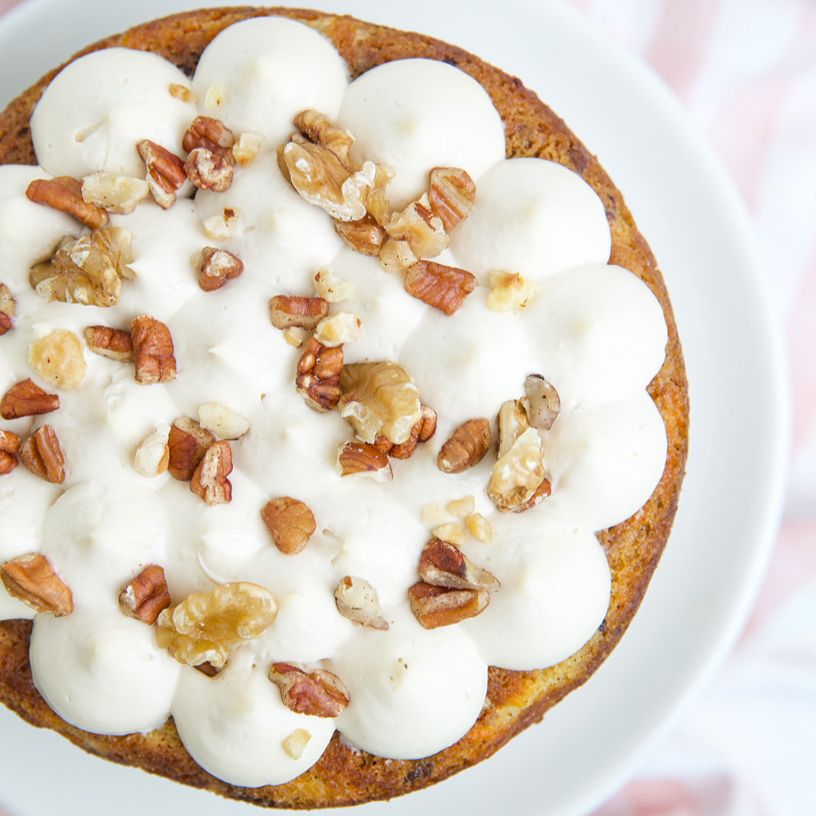 Pastel de zanahoria y cajeta