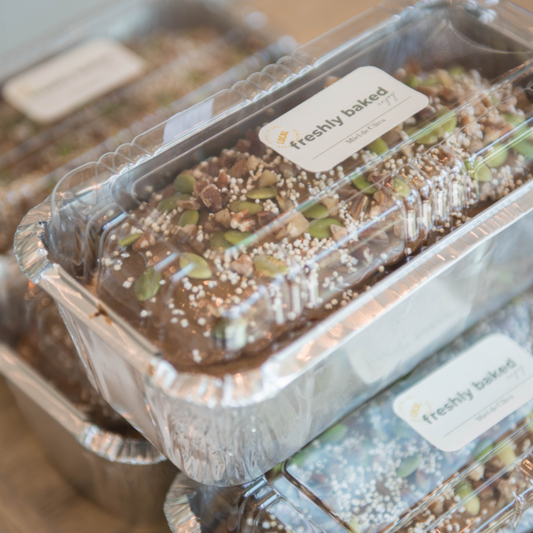 Panqué de elote y dulce de leche