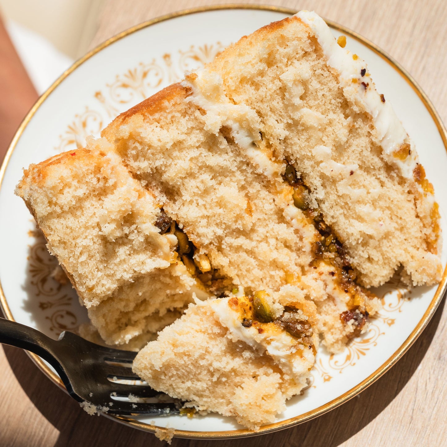 Pastel de pistache