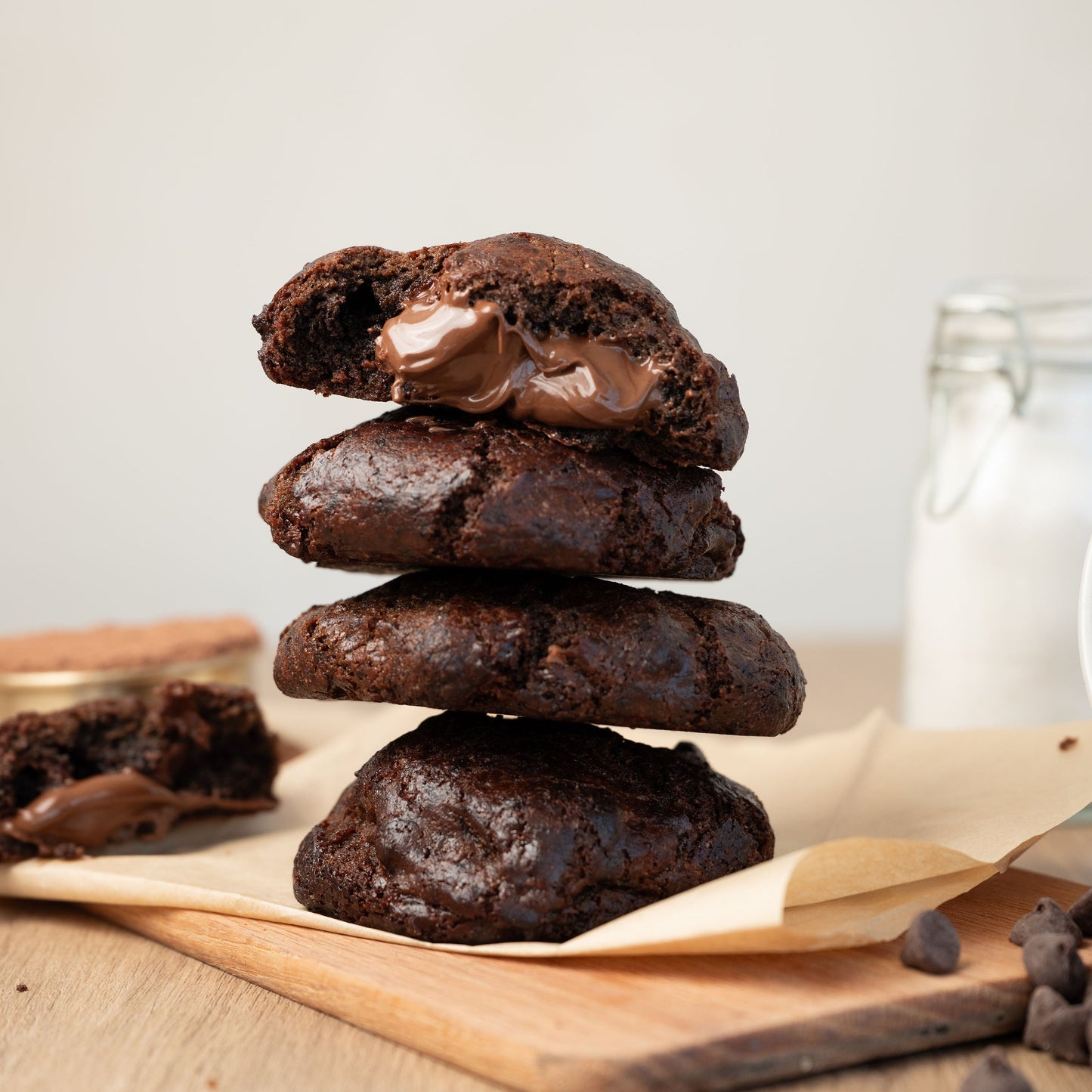 Galleta doble chocolate