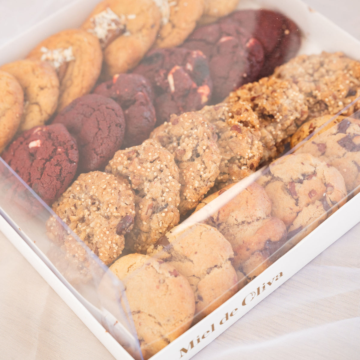 Caja con 24 galletas minis