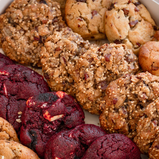 Caja con 24 galletas minis