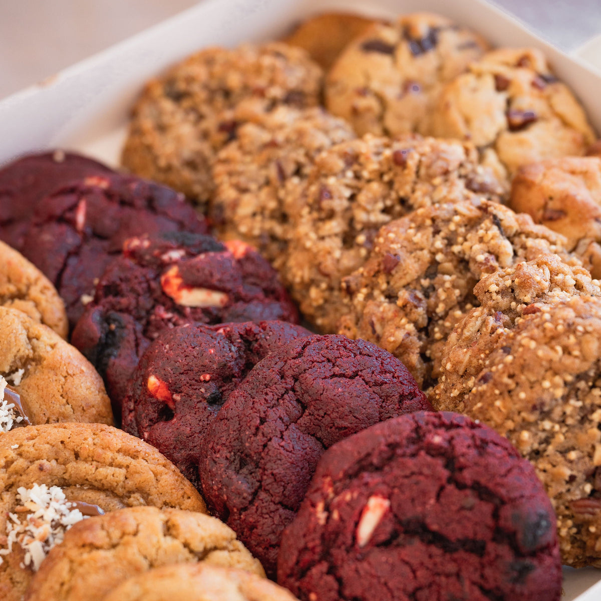 Caja con 24 galletas minis